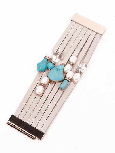 Women's Multilayered Wide Bracele