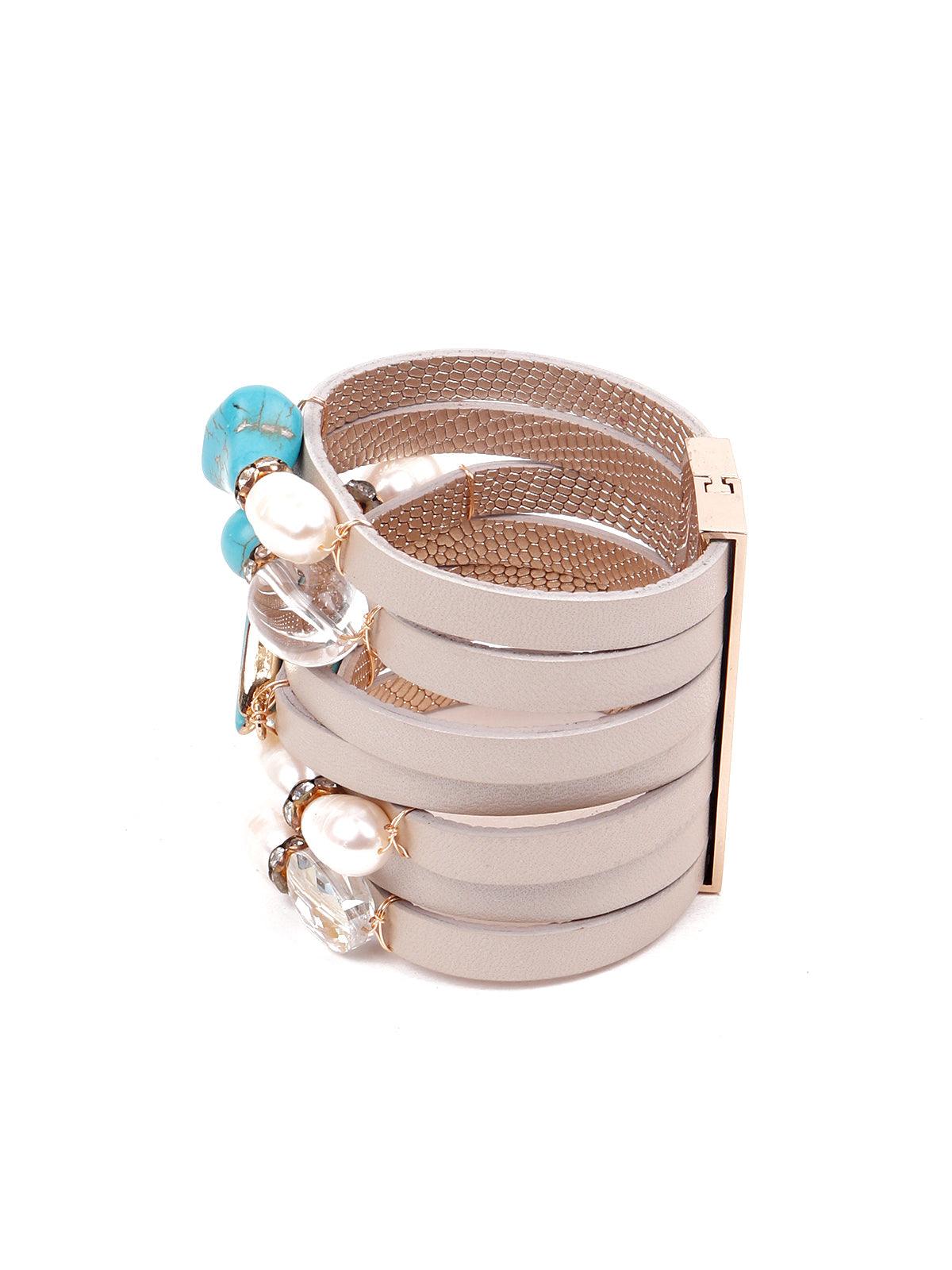 Women's Multilayered Wide Bracele