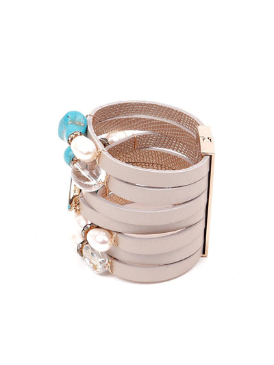 Women's Multilayered Wide Bracele