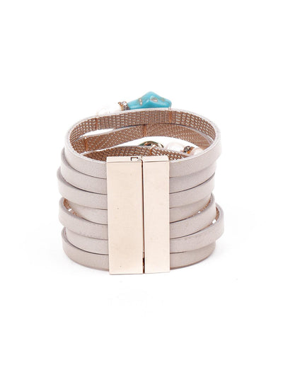 Women's Multilayered Wide Bracele