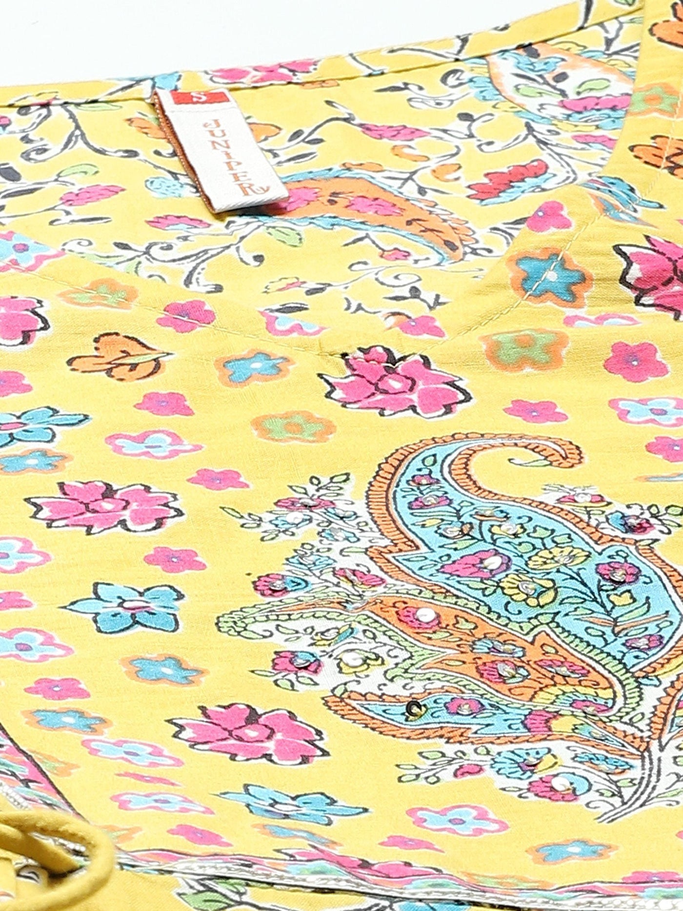 Women's Floral Printed Anarkali Dress & Dupatta Set