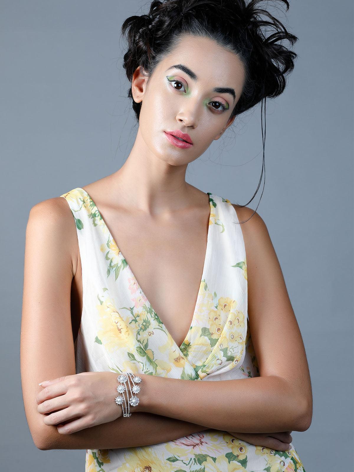 Women's Silver Diamantã© Gorgeous Bracele