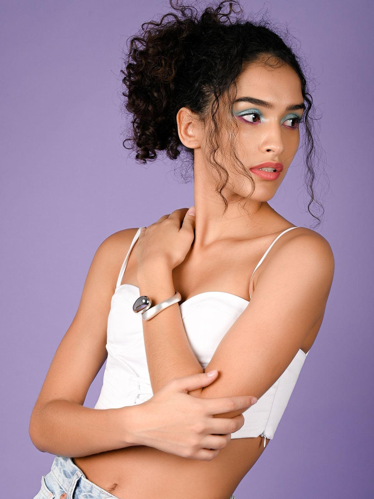 Women's Silver Subtle Bracelet For Wome