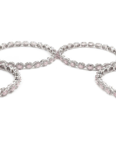 Women's Sparkling German Rhodium Embellished Bracele