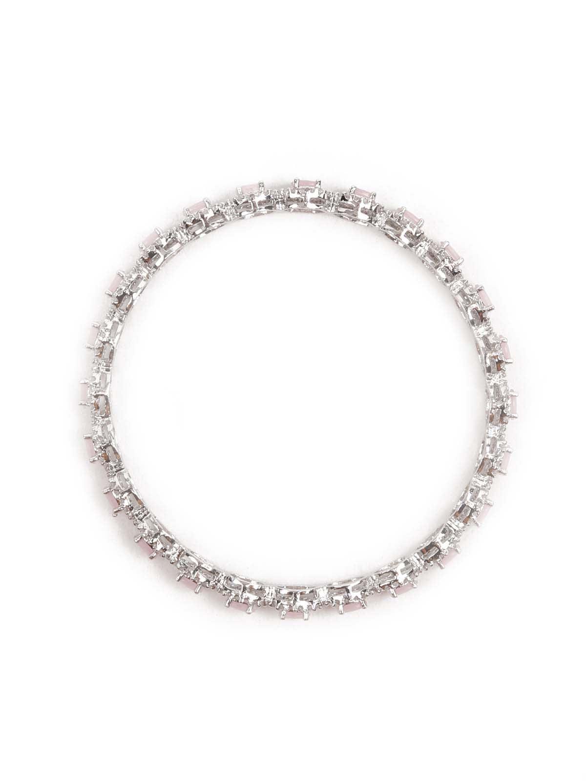 Women's Sparkling German Rhodium Embellished Bracele