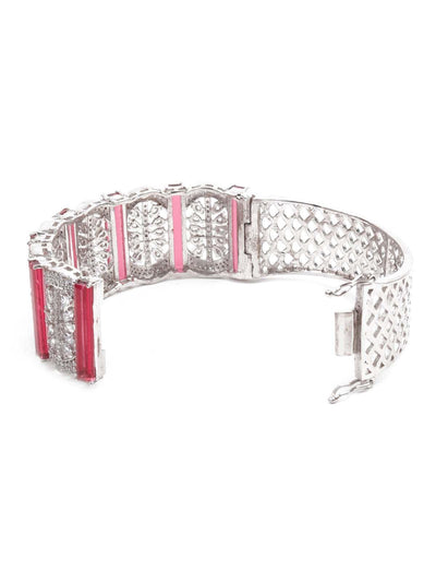 Women's Sparkling German Rhodium Embellished Bracele
