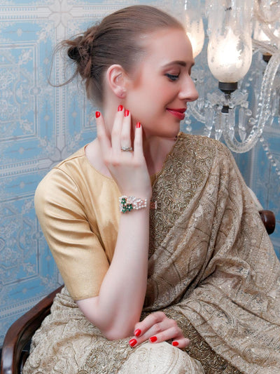 Women's Sparkling Rose Gold Embellished Bracele