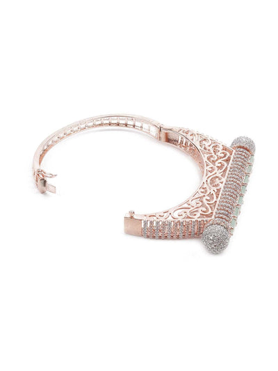 Women's Sparkling Rose Gold Embellished Bracele