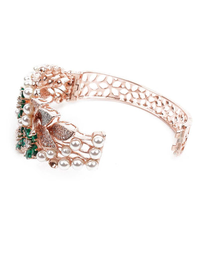 Women's Sparkling Rose Gold Embellished Bracele