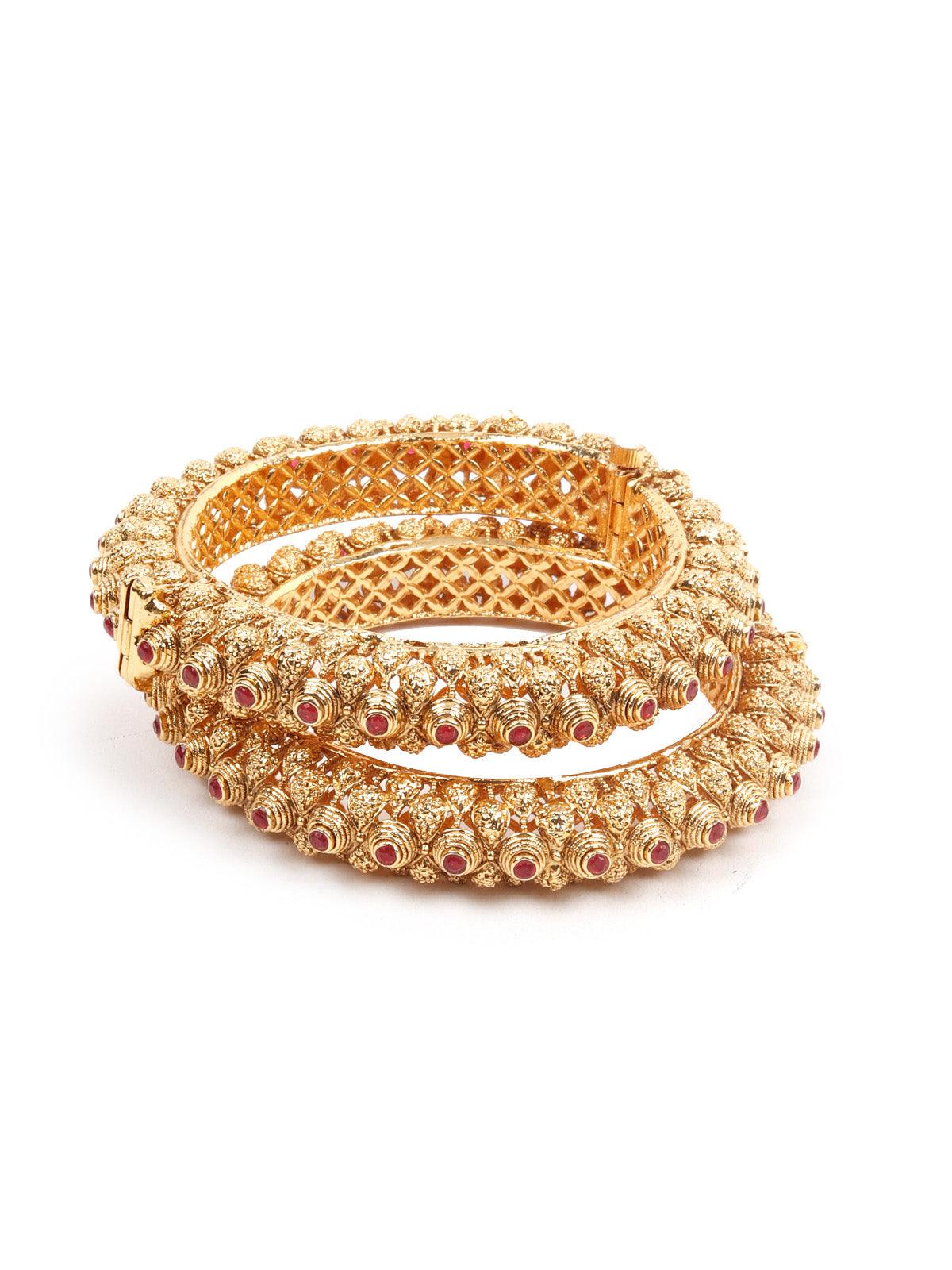 Women's Stunning Gold Ethnic Bracele