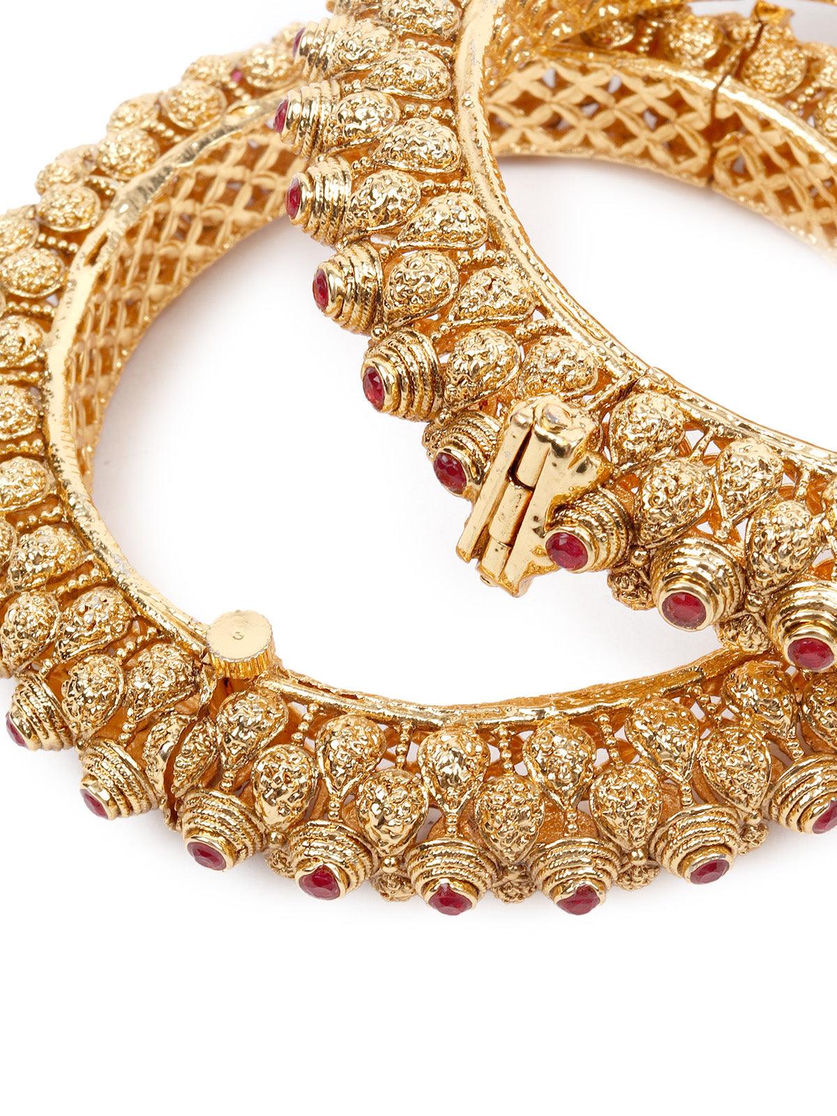 Women's Stunning Gold Ethnic Bracele