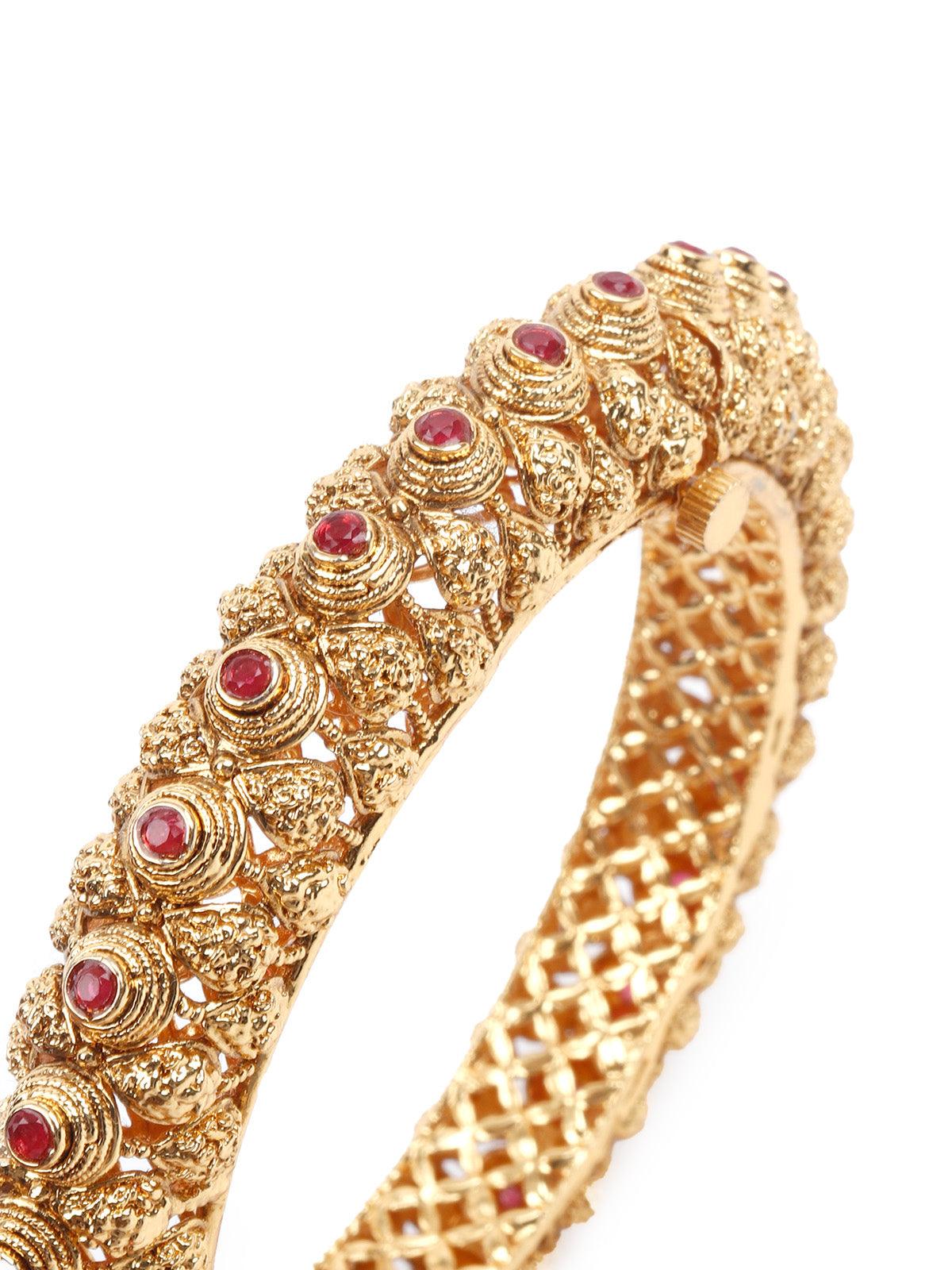 Women's Stunning Gold Ethnic Bracele