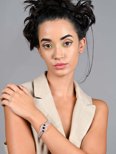 Women's Stunning Rose Gold Princess Embellished Bracele