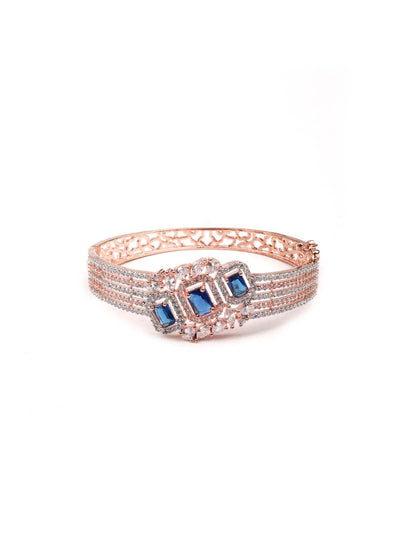 Women's Stunning Rose Gold Princess Embellished Bracele