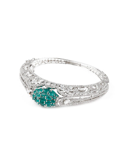 Women's Stunning Silver Studded Bracele