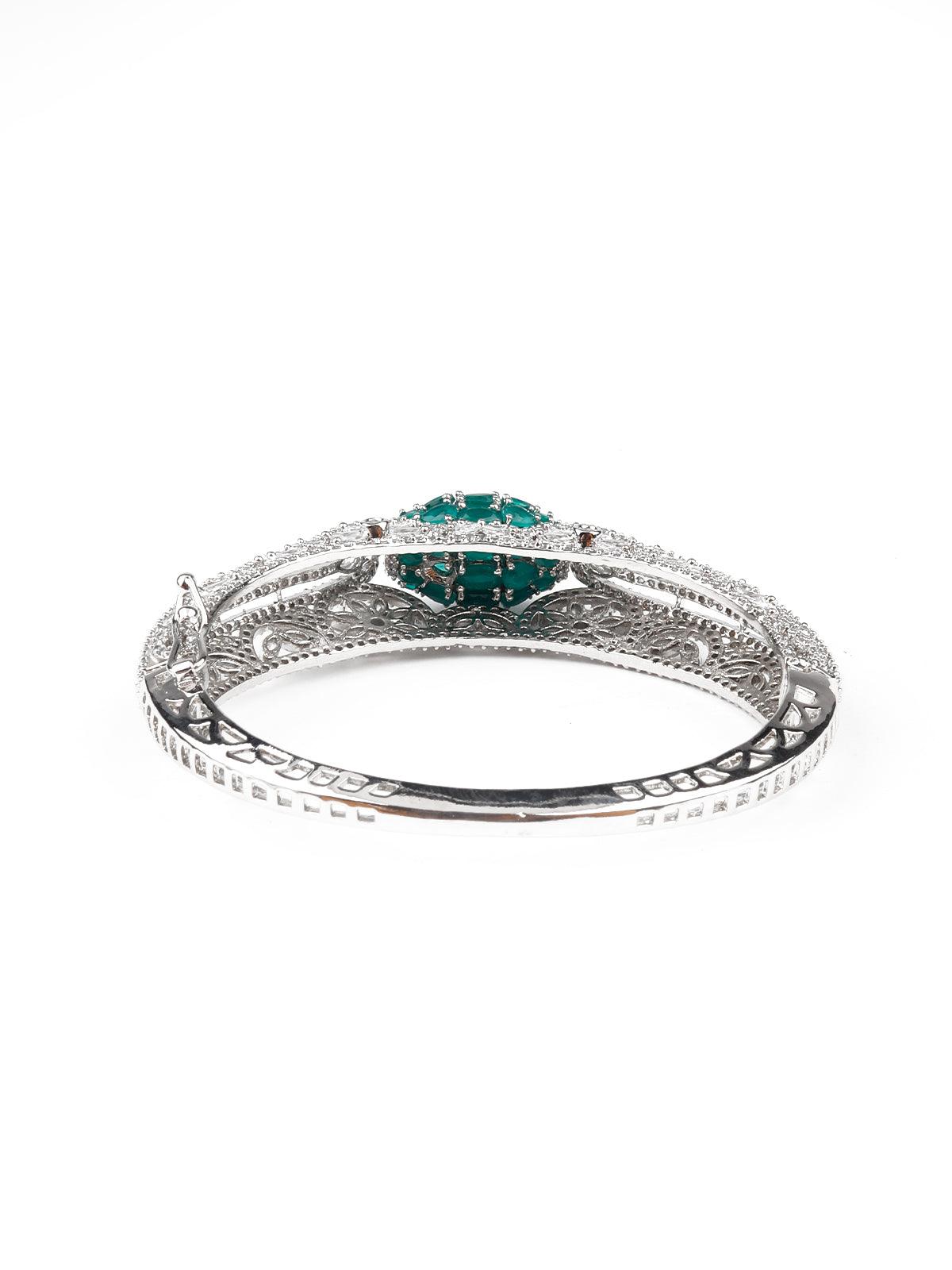 Women's Stunning Silver Studded Bracele